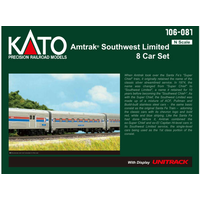 Kato N Amtrack Southwest Limited 8 Car Set Train Pack