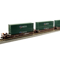 Kato N Maxi-I BNSF Swoosh Logo Double Stack #238615 Includes One Container