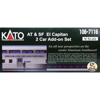 Kato N Santa Fe "El Capitan" 2 Car Set Train Pack