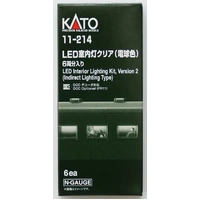 Kato N Interior Lights Daylight set for 6 cars