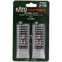 Kato HO #6 turnout auxiliary straight track 97mm (4)