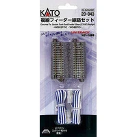 Kato N Unitrack Double Straight Feeder 62mm 2pk