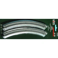 Kato N Unitrack Curve 249mmR 45deg 4pk