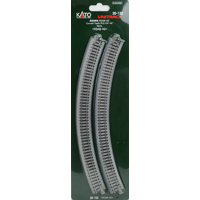 Kato N Unitrack Curve 348mmR 45deg 4pk