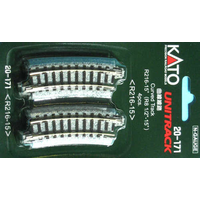 Kato N Unitrack Curve 216mmR 31deg 4pk
