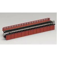 Kato N Deck Girder bridge Grey 124mm