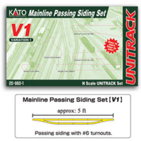 Kato N Unitrack Passing Siding Set V1