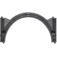 Kato N Unitrack Compact Multi-purpose turnout set CV2 (2 compact turnouts with switches)