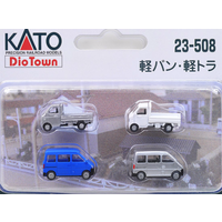 Kato N Japanese Microcar Box cars/Trucks 