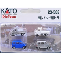 Kato N Japanese Microcar Box cars/Trucks 