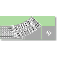 Kato N Unitram Curved track - Left