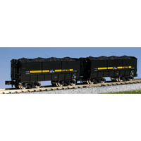Kato N SEKI 3000 Coal Cars 2pk Loaded Freight Car