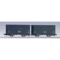 Kato N Box Cars 2pk Black Freight Car