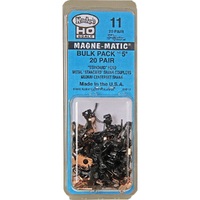 Kadee No.011 HO Scale Bulk Pack - 20 pair #5 (NO.5) Metal Couplers - Medium (9/32") Centerset Shank