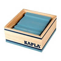 Kapla Colour Square Box 40pcs - Light Blue