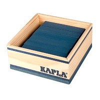 Kapla Colour Square Box 40pcs - Dark Blue