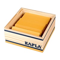 Kapla Colour Square Box 40pcs - Yellow