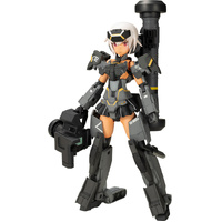 Kotobukiya Frame Arms Girl Gourai-Kai (Black) w/ FGM148 Type Anti-Tank Missile Plastic Model Kit