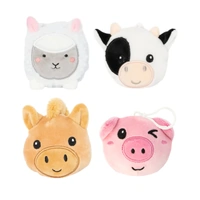 Living Nature Clip & Cuddle Farm Animals Plush Toy (Assorted)