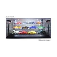 Light Up Display Case With 2 Tiers Fits 12 1/64 Cars
