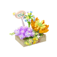 Koco Bricks Succulent Combination Potted Plants 295 Pieces KC02087
