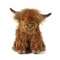 Living Nature Highland Cow Large With Sound 30cm