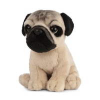 Living Nature Pug Puppy 16cm