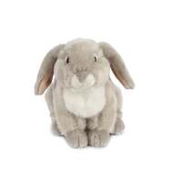 Living Nature Grey French Lop Eared Rabbit 22cm