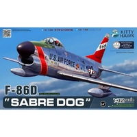 Kitty Hawk 1/32 F-86D Sabre Dog Plastic Model Kit