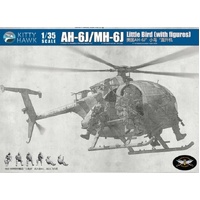 Kitty Hawk 1/35 AH-6J/MH-6J "Little Bird" (with figures) Plastic Model Kit