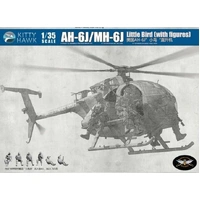 Kitty Hawk 1/35 AH-6J/MH-6J "Little Bird"(with figures) Plastic Model Kit