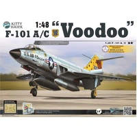 Kitty Hawk 1/48 F-101 A/C "Voodoo" Plastic Model Kit