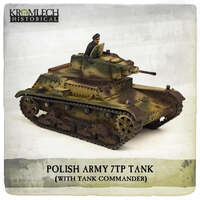 Kromlech Polish Army 7TP tank with Commander