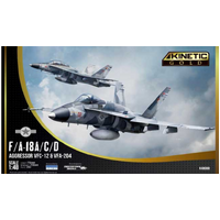 Kinetic 1/48 F/A-18A/C/D Aggressor VFC-12 & VFA-204 Plastic Model Kit