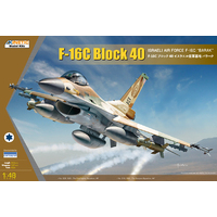 Kinetic 1/48 Barak Israeli Air Force F-16C Block 40 Plastic Model Kit