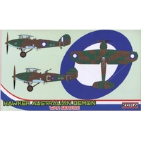 Kora Models 1/72 Hawker Australian Demon War Service Plastic Model Kit*Aust Decals*