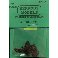 Kerroby HO Eagles - 2 Flying, 1 sit