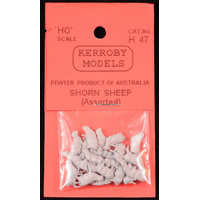 Kerroby HO Shorn Sheep - 20 packet assorted poses