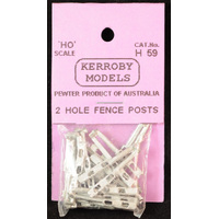 Kerroby HO 2 Hole Posts - 30 Posts U/P