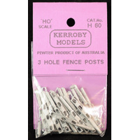 Kerroby HO 3 Hole Posts - 30 Posts U/P