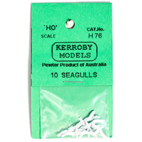 Kerroby HO Seagulls - 10 - Painted white only