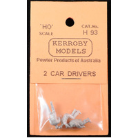 Kerroby HO Car Drivers - 2 Drivers different, 1 Passenger