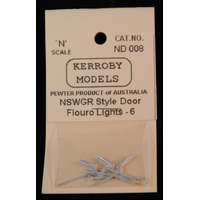 Kerroby N Fluoro Lights Straight - 6 Straight Over Door