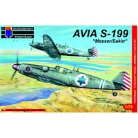 Kovozavody 1/72 Avia S-199 Izrael Plastic Model Kit 0006