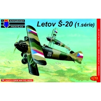 Kovozavody KPM0016 1/72 Letov S-20 Early Plastic Model Kit