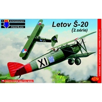 Kovozavody KPM0018 1/72 Letov S-20 Late Plastic Model Kit
