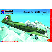 Kovozavody KPM0022 1/72 Zlin C-105 Late Military Plastic Model Kit
