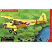 Kovozavody KPM0042 1/72 Piper J-3 Cub Plastic Model Kit