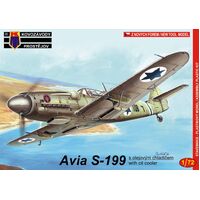 Kovozavody 1/72 Avia S-199 with oil cooler Plastic Model Kit 0049