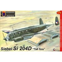 Kovozavody KPM0053 1/72 Siebel Si-204D Tall fins Luftw,CSR,USSR Plastic Model Kit